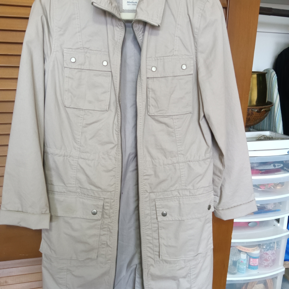 Old Navy Women's Tan Military Jacket